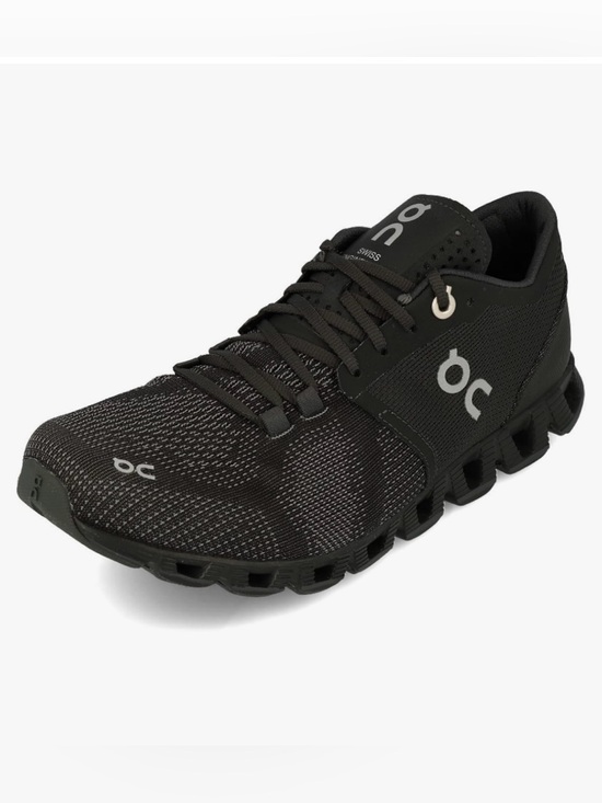 On Running Shoes - On Running Sneaker Cloud X Black Asphalt Woman (8, Black/Asphalt)